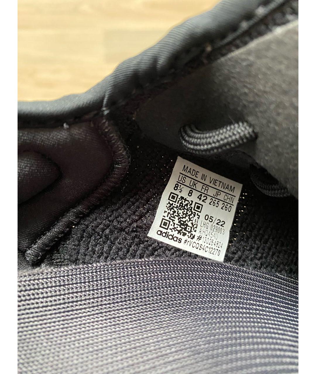 ADIDAS YEEZY Черные текстильные кроссовки, фото 7