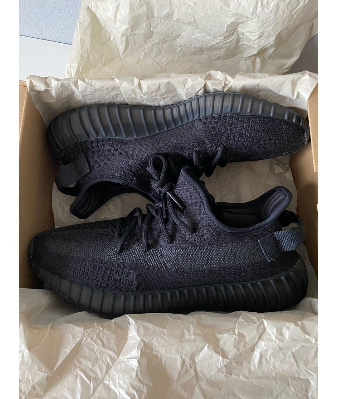 ADIDAS YEEZY Черные текстильные кроссовки, фото 2