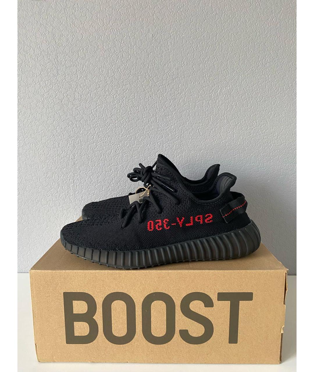 ADIDAS YEEZY Черные текстильные кроссовки, фото 3