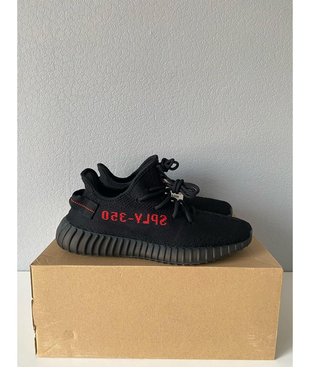 ADIDAS YEEZY Черные текстильные кроссовки, фото 4