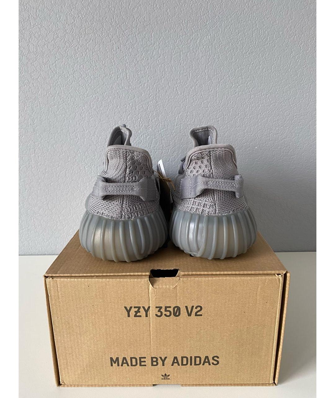 ADIDAS YEEZY Серые текстильные кроссовки, фото 5