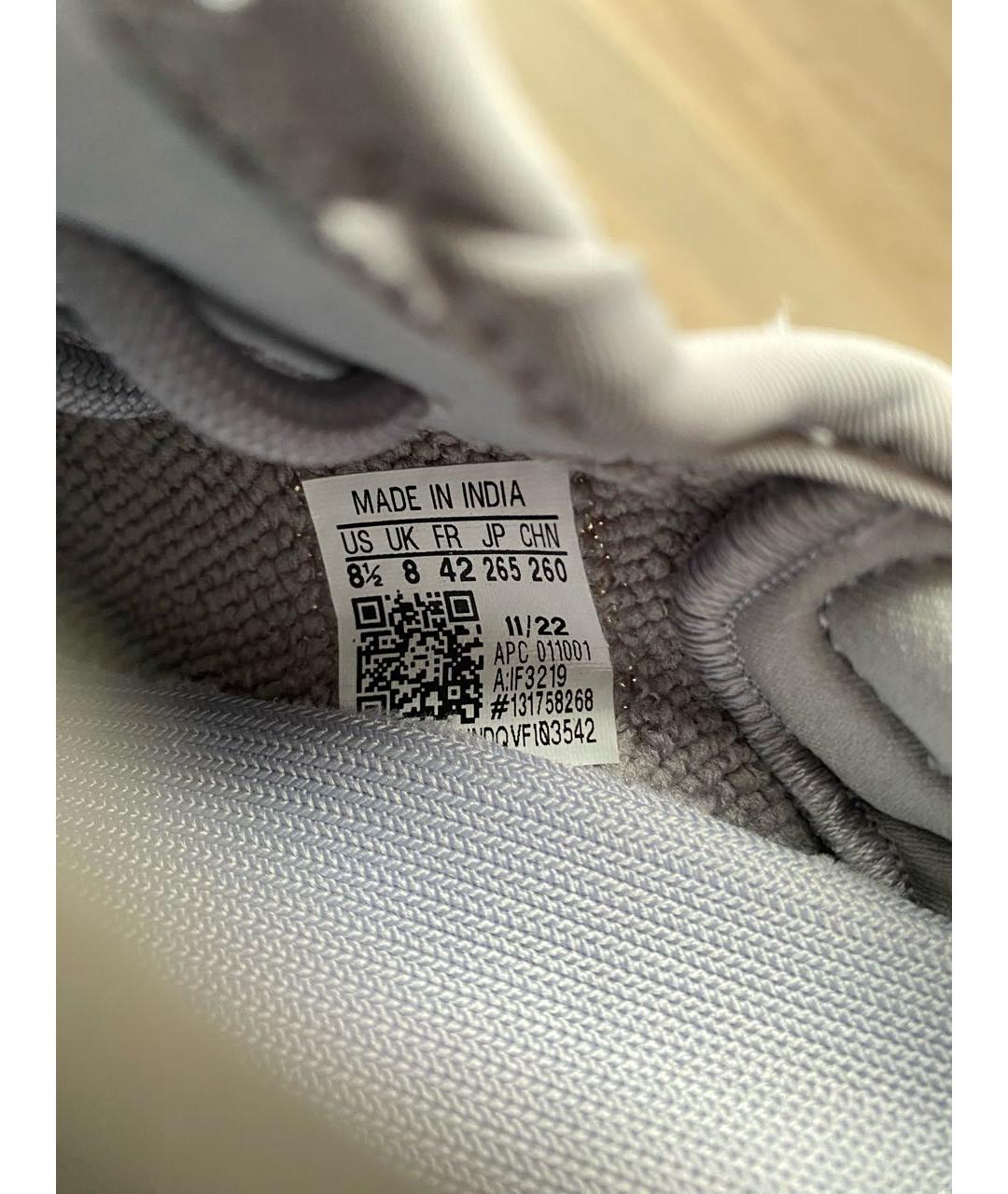 ADIDAS YEEZY Серые текстильные кроссовки, фото 7