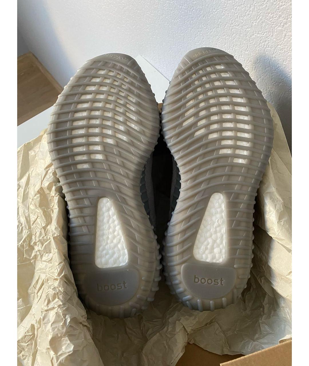 ADIDAS YEEZY Серые текстильные кроссовки, фото 5