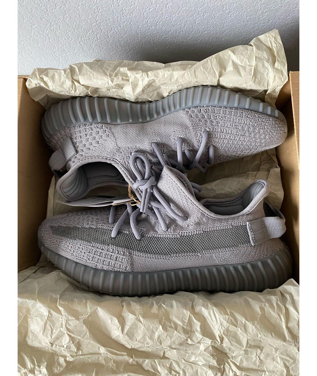 ADIDAS YEEZY Серые текстильные кроссовки, фото 2