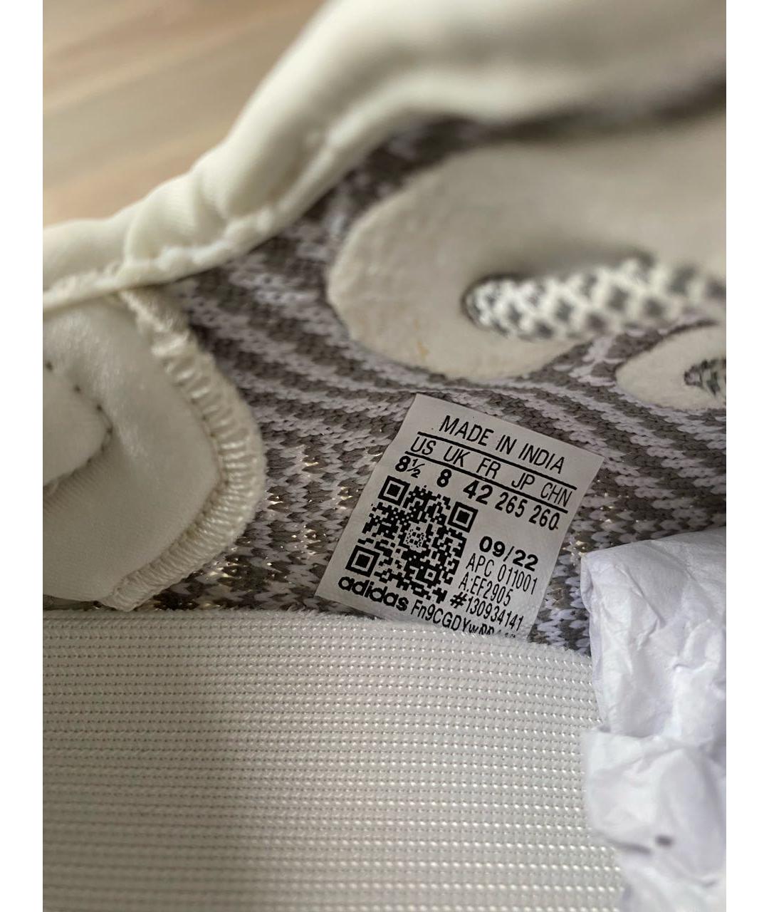 ADIDAS YEEZY Серые текстильные кроссовки, фото 7