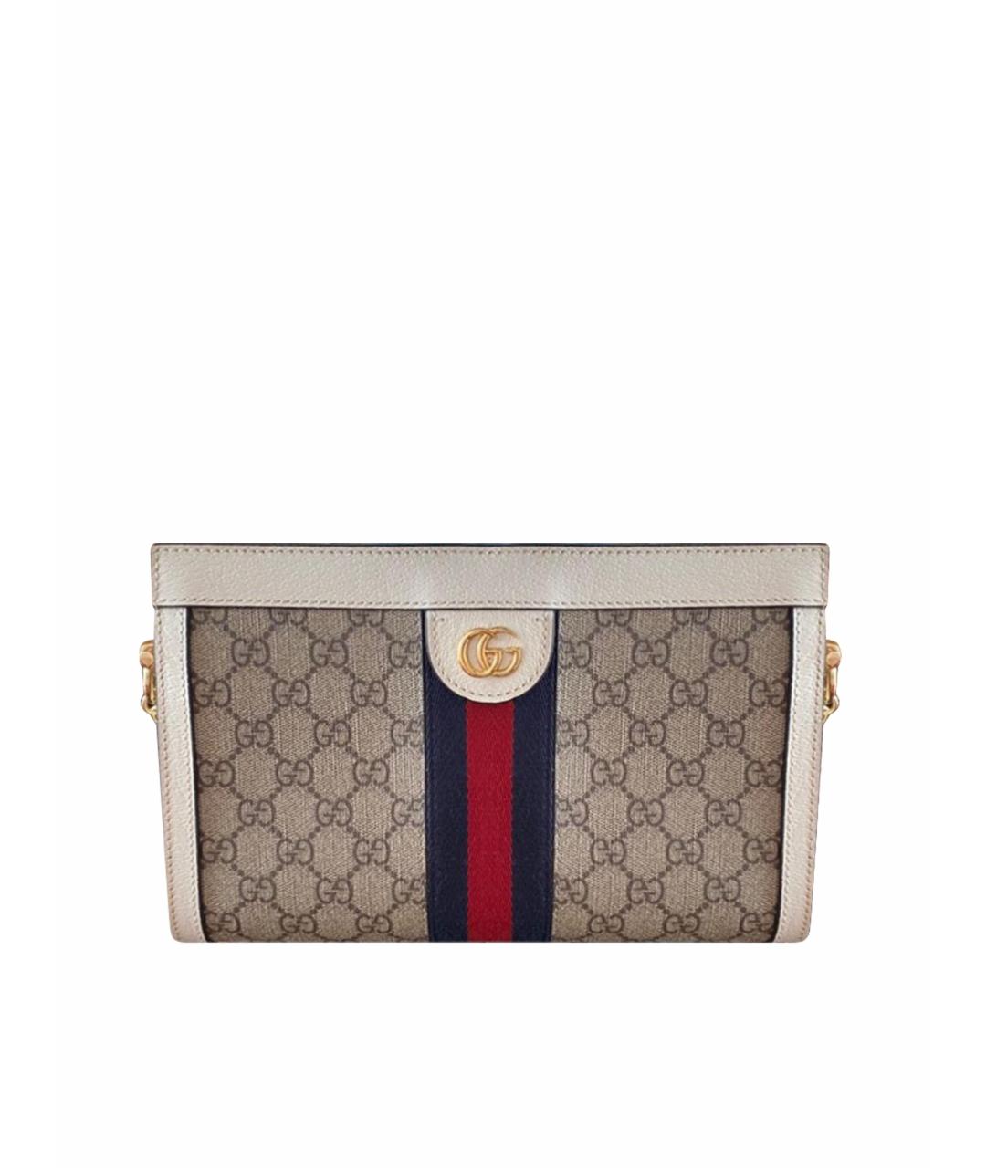 GUCCI Бежевая сумка через плечо, фото 1
