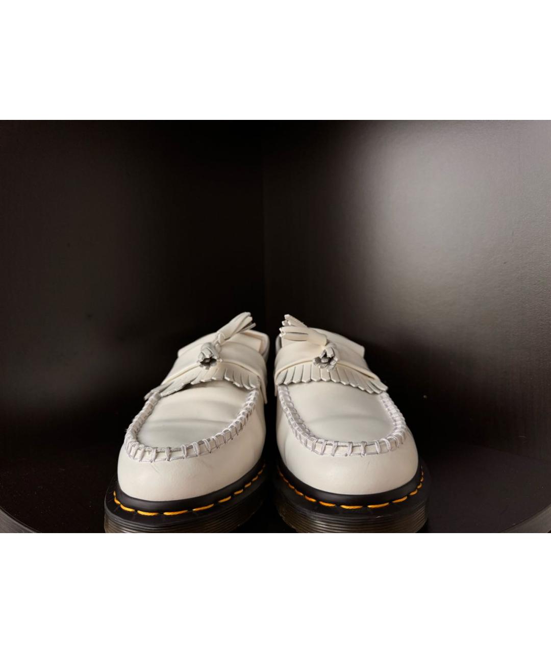 DR. MARTENS Белые кожаные лоферы, фото 3