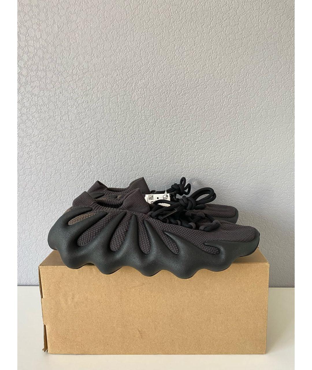 ADIDAS YEEZY Черные текстильные кроссовки, фото 4