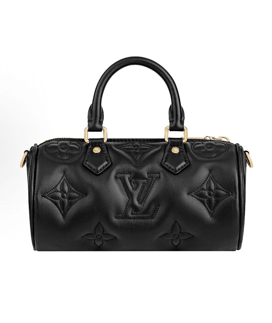 LOUIS VUITTON Черная сумка с короткими ручками, фото 6