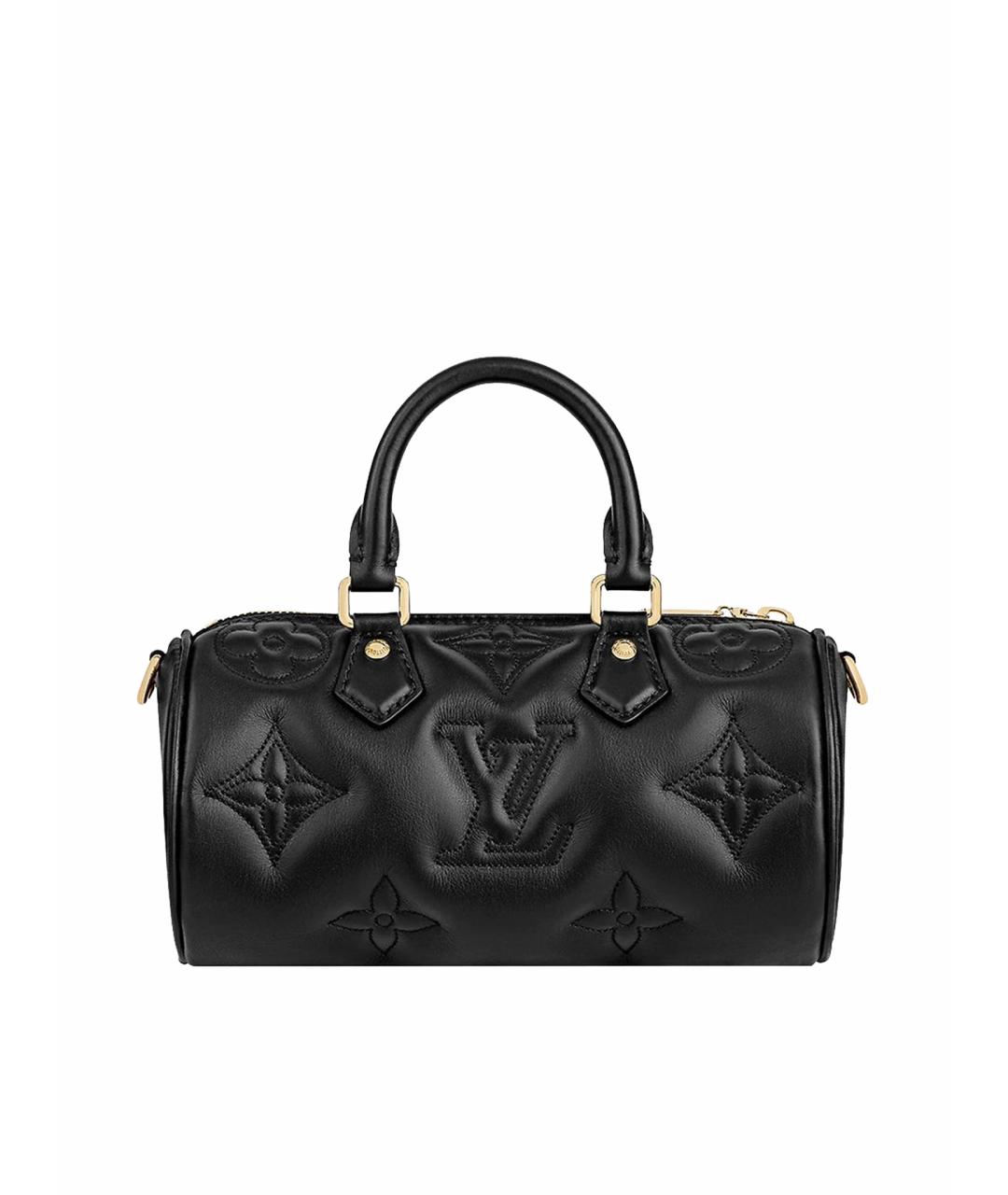 LOUIS VUITTON Черная сумка с короткими ручками, фото 1
