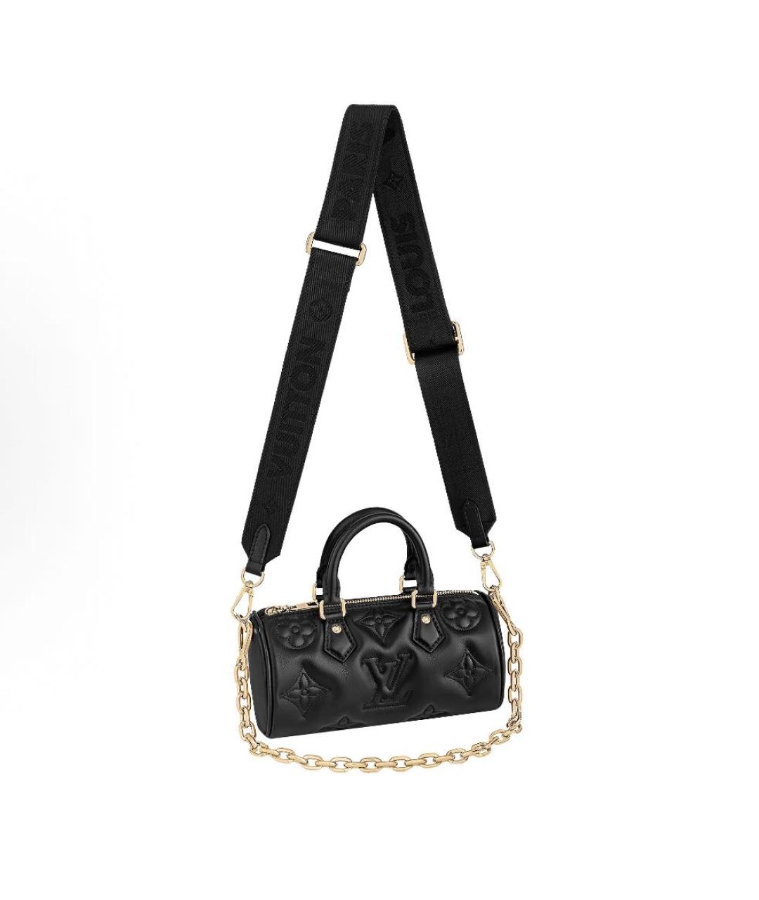 LOUIS VUITTON Черная сумка с короткими ручками, фото 2