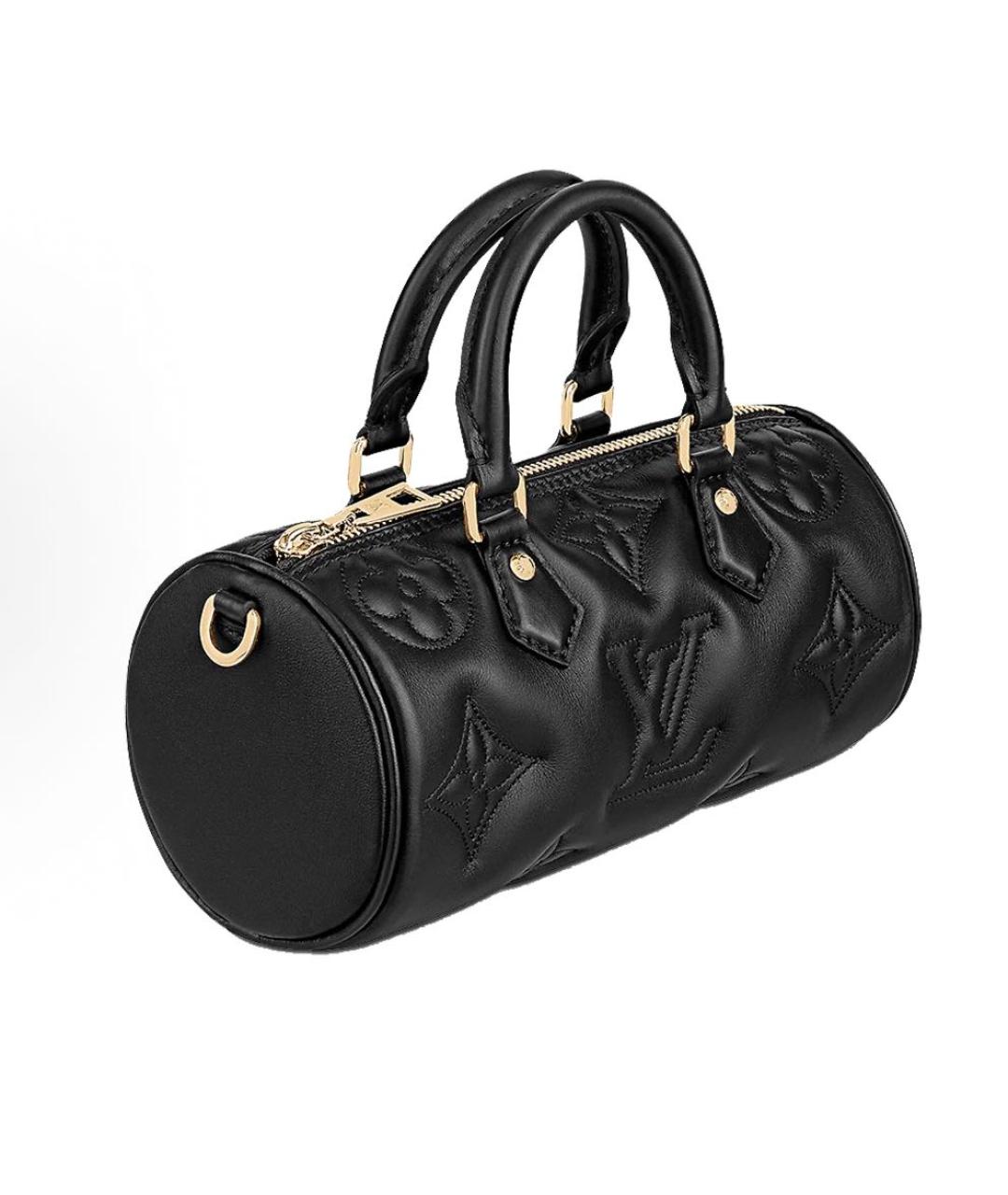 LOUIS VUITTON Черная сумка с короткими ручками, фото 3