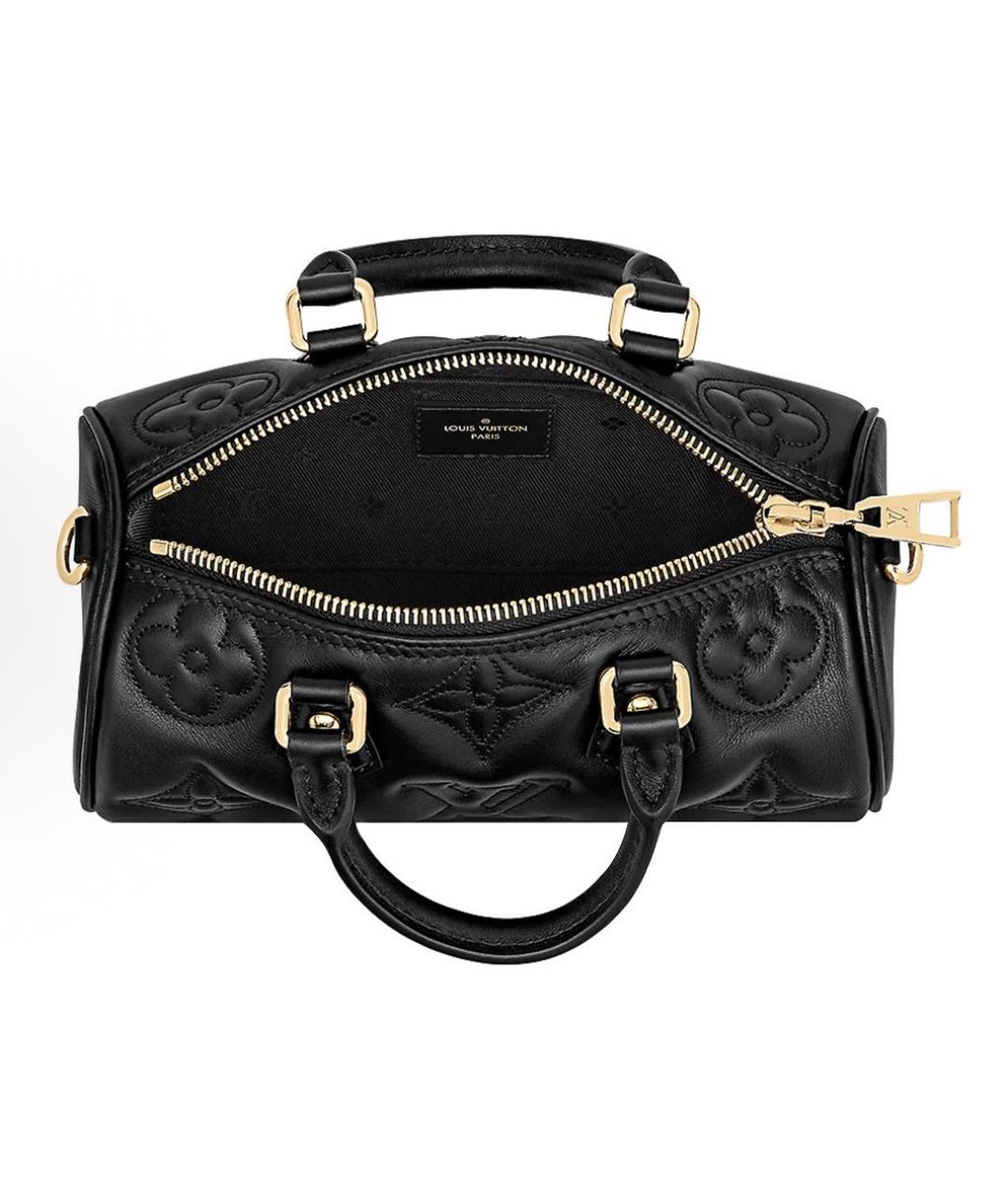 LOUIS VUITTON Черная сумка с короткими ручками, фото 4
