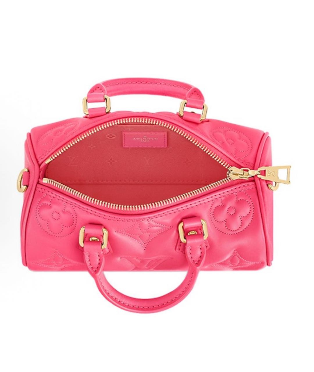 LOUIS VUITTON Розовая сумка с короткими ручками, фото 3