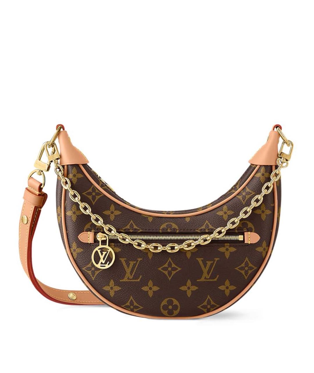 LOUIS VUITTON Коричневая сумка с короткими ручками, фото 9