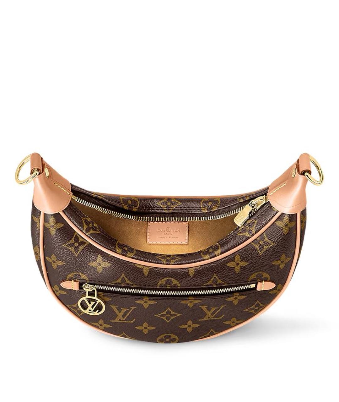 LOUIS VUITTON Коричневая сумка с короткими ручками, фото 3