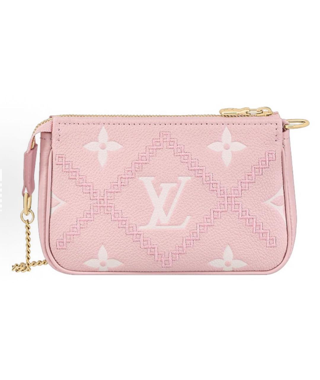 LOUIS VUITTON Розовая сумка с короткими ручками, фото 5