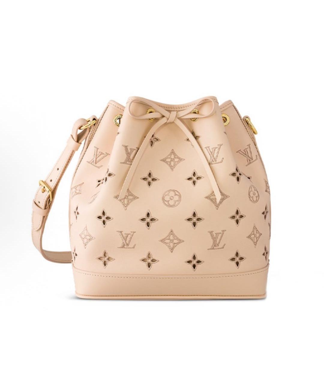 LOUIS VUITTON Бежевая сумка с короткими ручками, фото 6