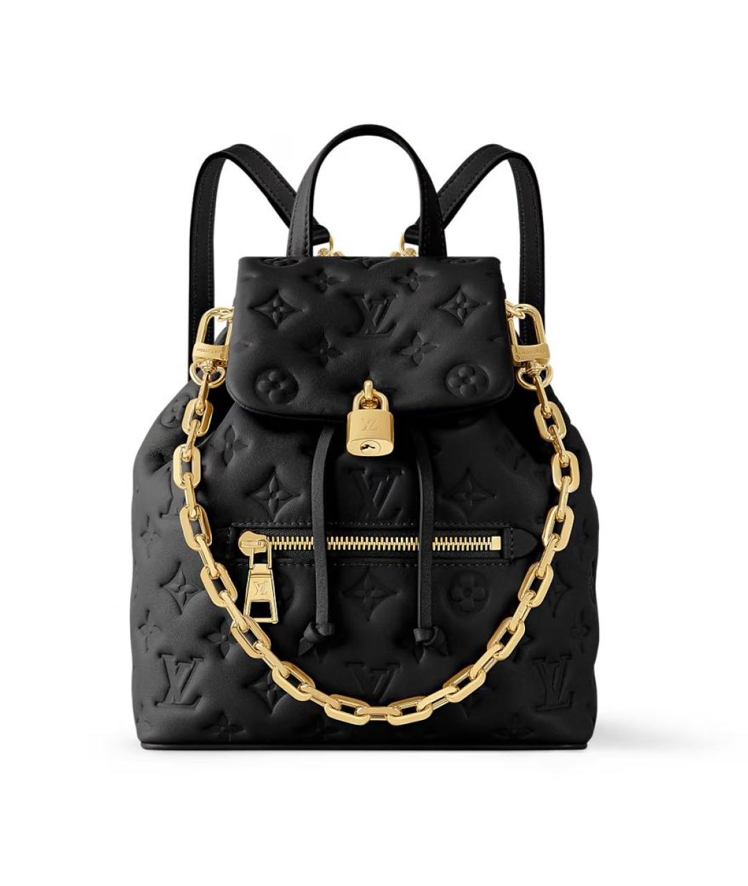 LOUIS VUITTON Черная сумка с короткими ручками, фото 6