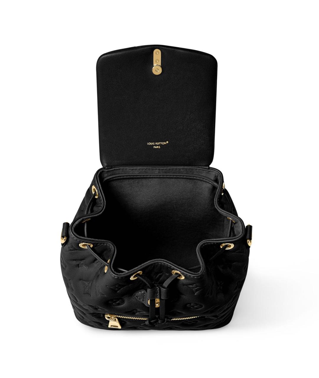 LOUIS VUITTON Черная сумка с короткими ручками, фото 4