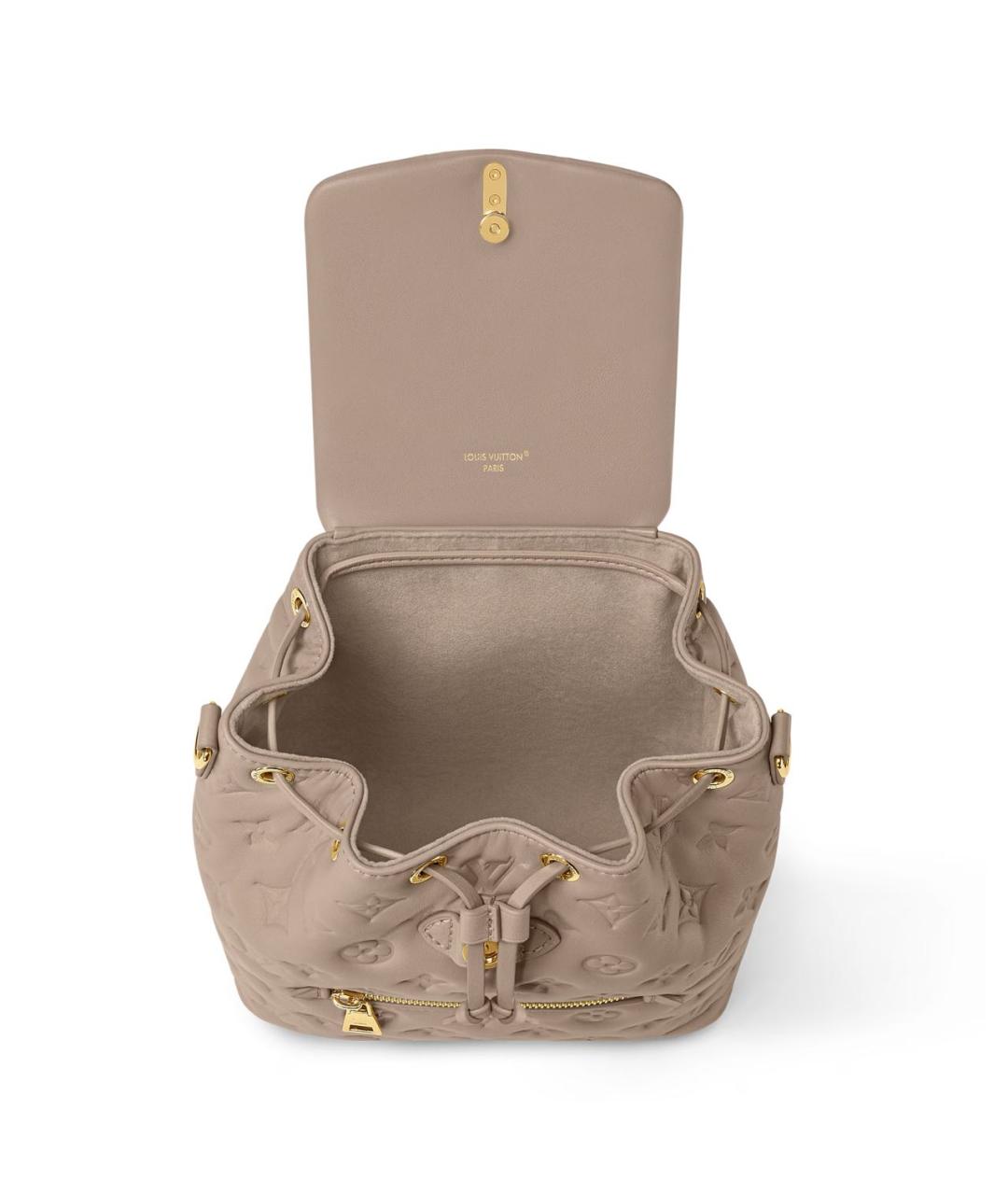 LOUIS VUITTON Бежевая сумка с короткими ручками, фото 4