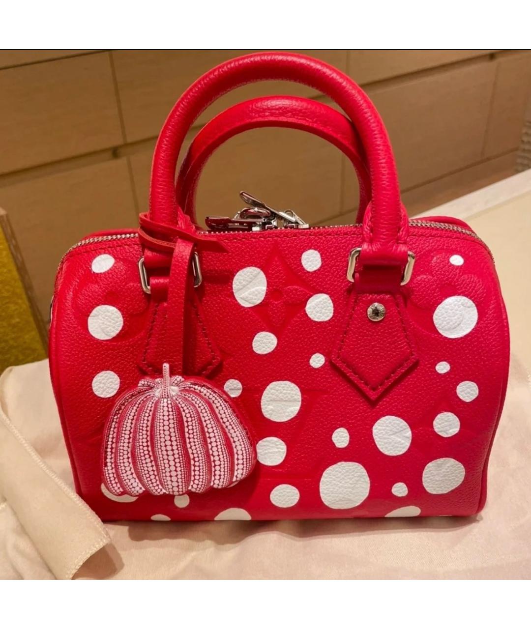 LOUIS VUITTON Красная сумка с короткими ручками, фото 7
