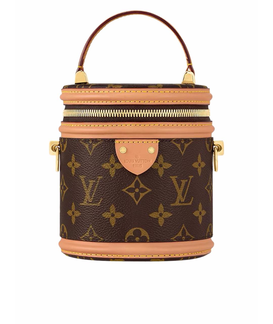 LOUIS VUITTON Коричневая сумка с короткими ручками, фото 1
