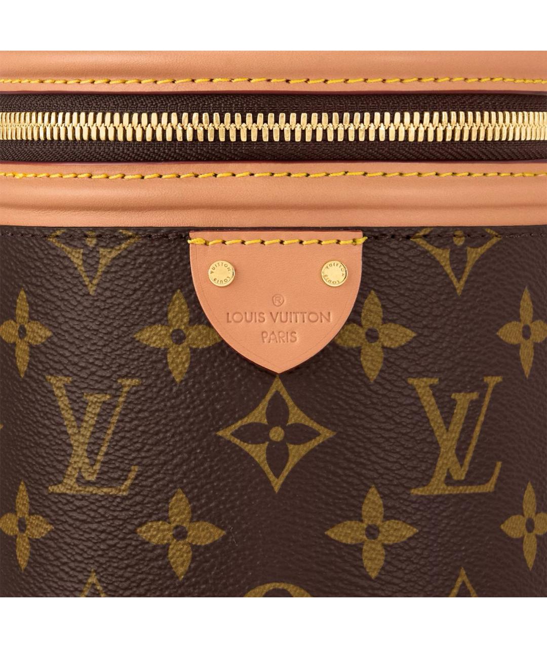 LOUIS VUITTON Коричневая сумка с короткими ручками, фото 5
