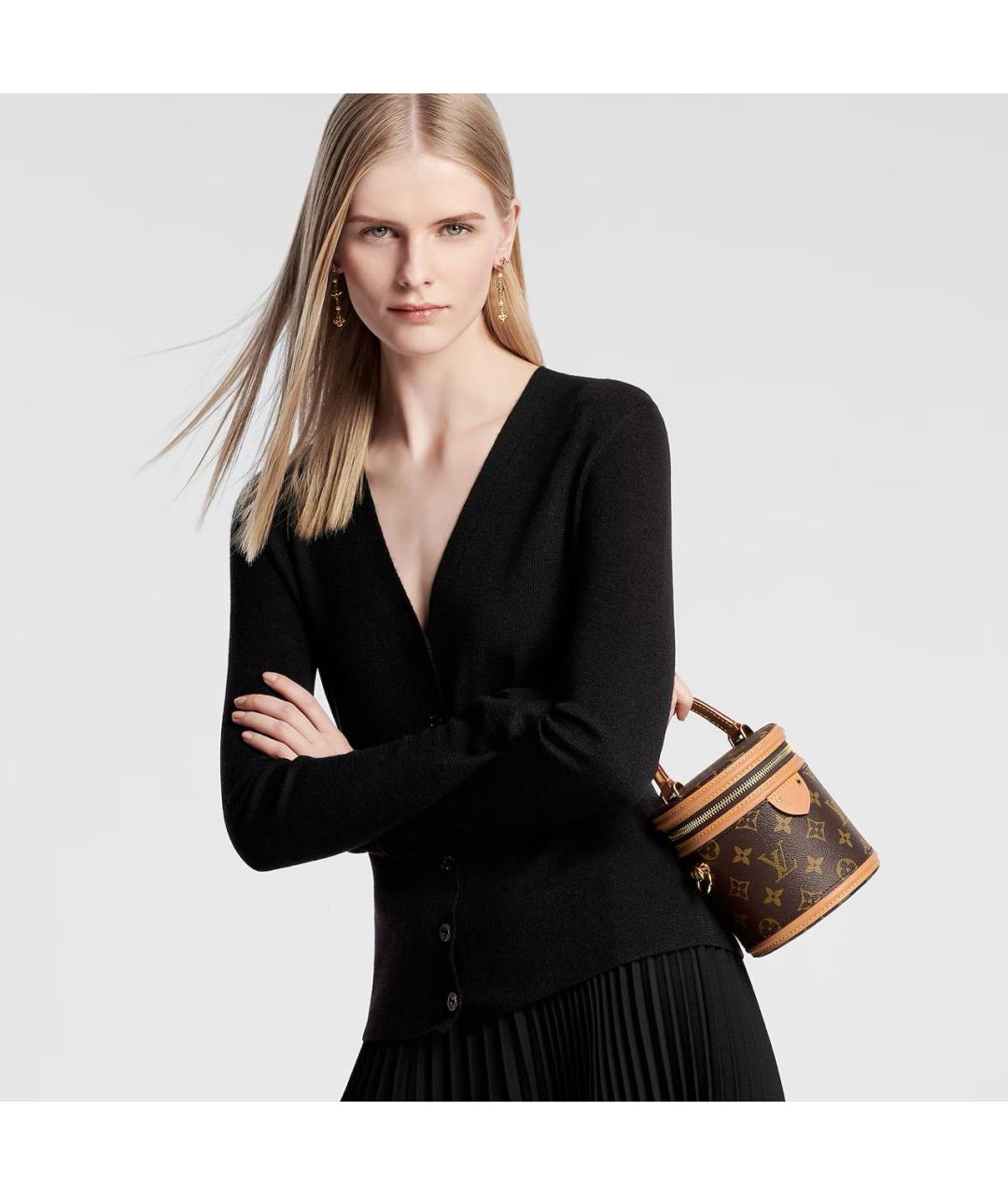LOUIS VUITTON Коричневая сумка с короткими ручками, фото 6