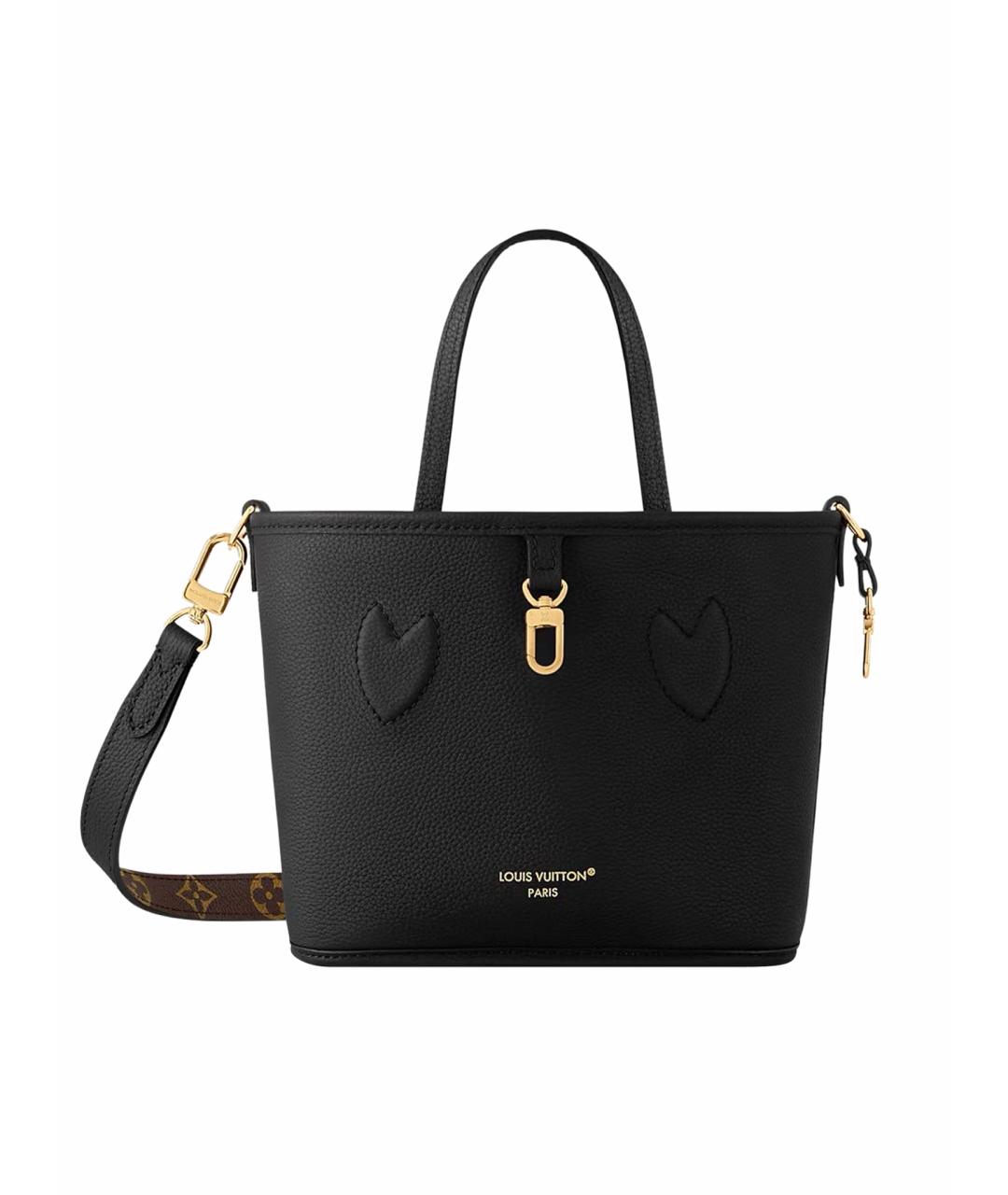 LOUIS VUITTON Черная сумка с короткими ручками, фото 1