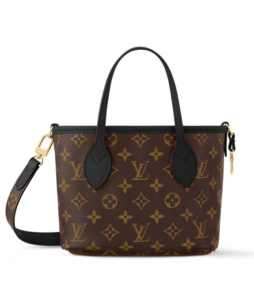 LOUIS VUITTON Черная сумка с короткими ручками, фото 3