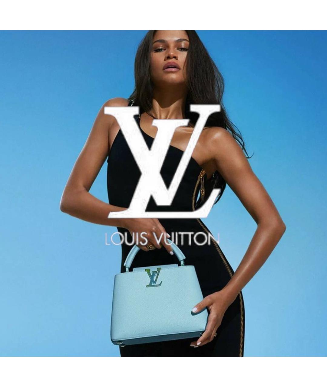 LOUIS VUITTON Черная сумка с короткими ручками, фото 8