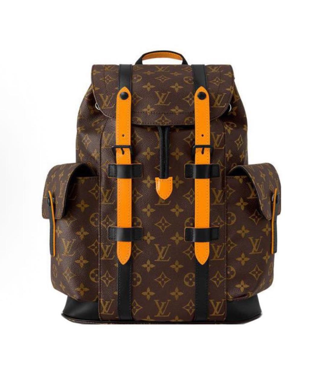 LOUIS VUITTON Коричневый рюкзак, фото 8