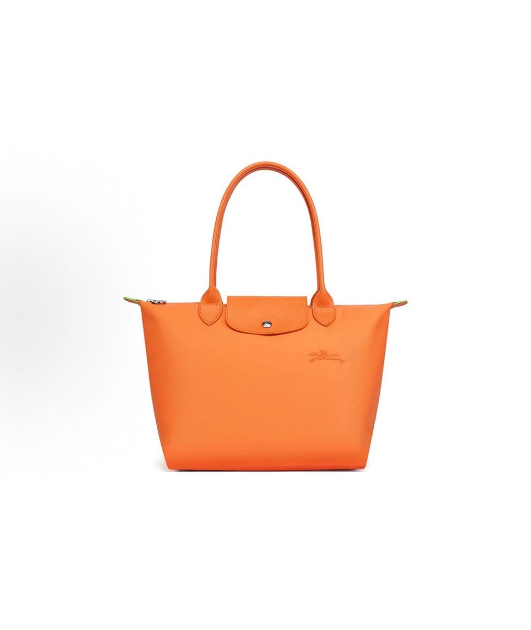 LONGCHAMP Оранжевая сумка тоут, фото 4