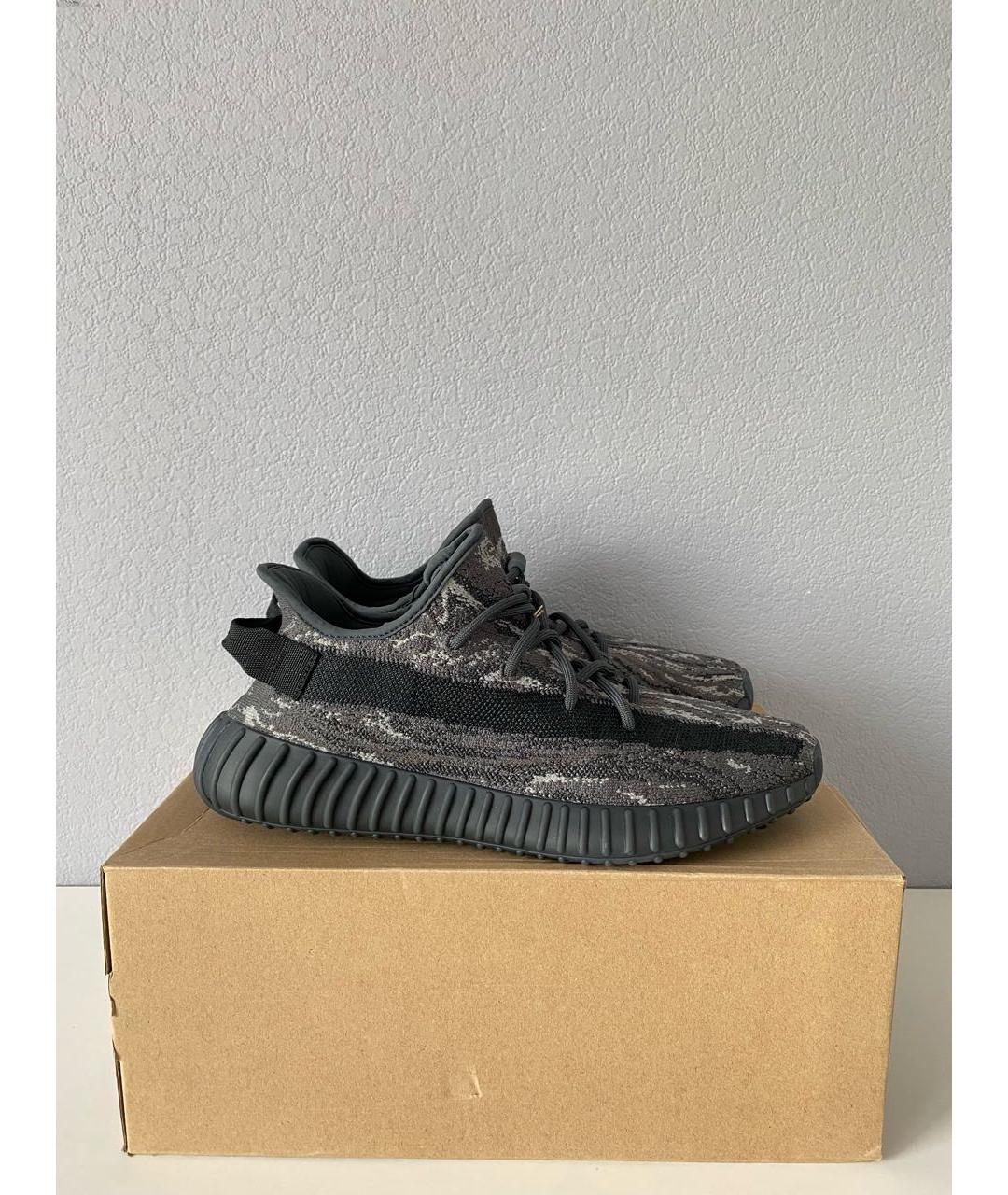 ADIDAS YEEZY Черные текстильные кроссовки, фото 4