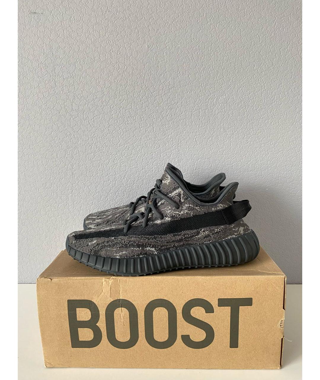 ADIDAS YEEZY Черные текстильные кроссовки, фото 3