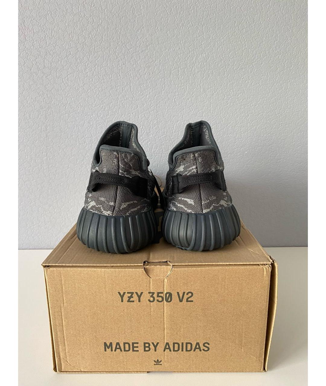 ADIDAS YEEZY Черные текстильные кроссовки, фото 5