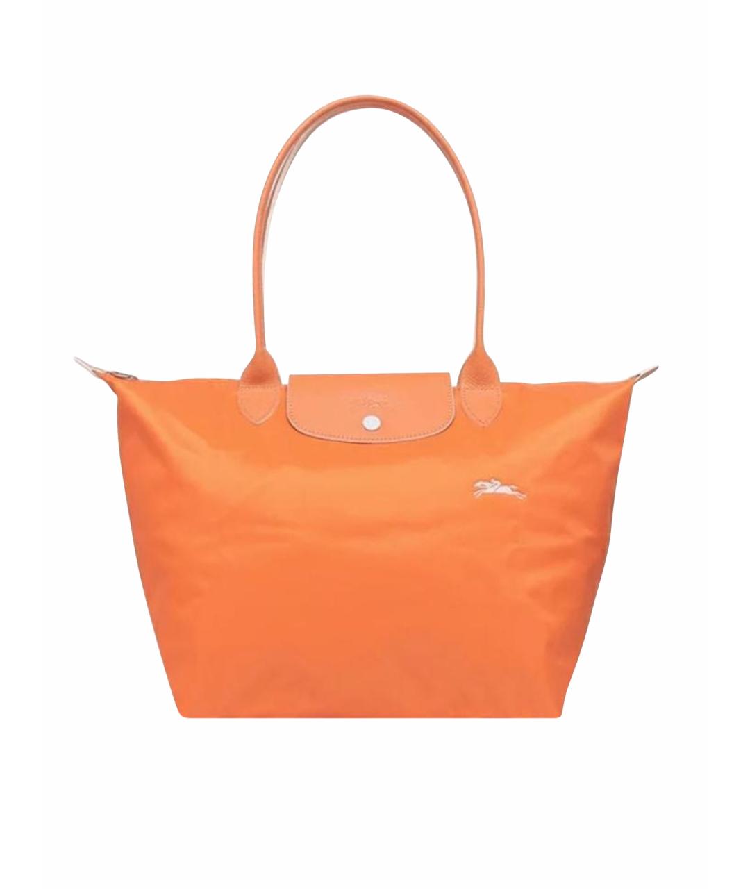 LONGCHAMP Оранжевая сумка тоут, фото 1