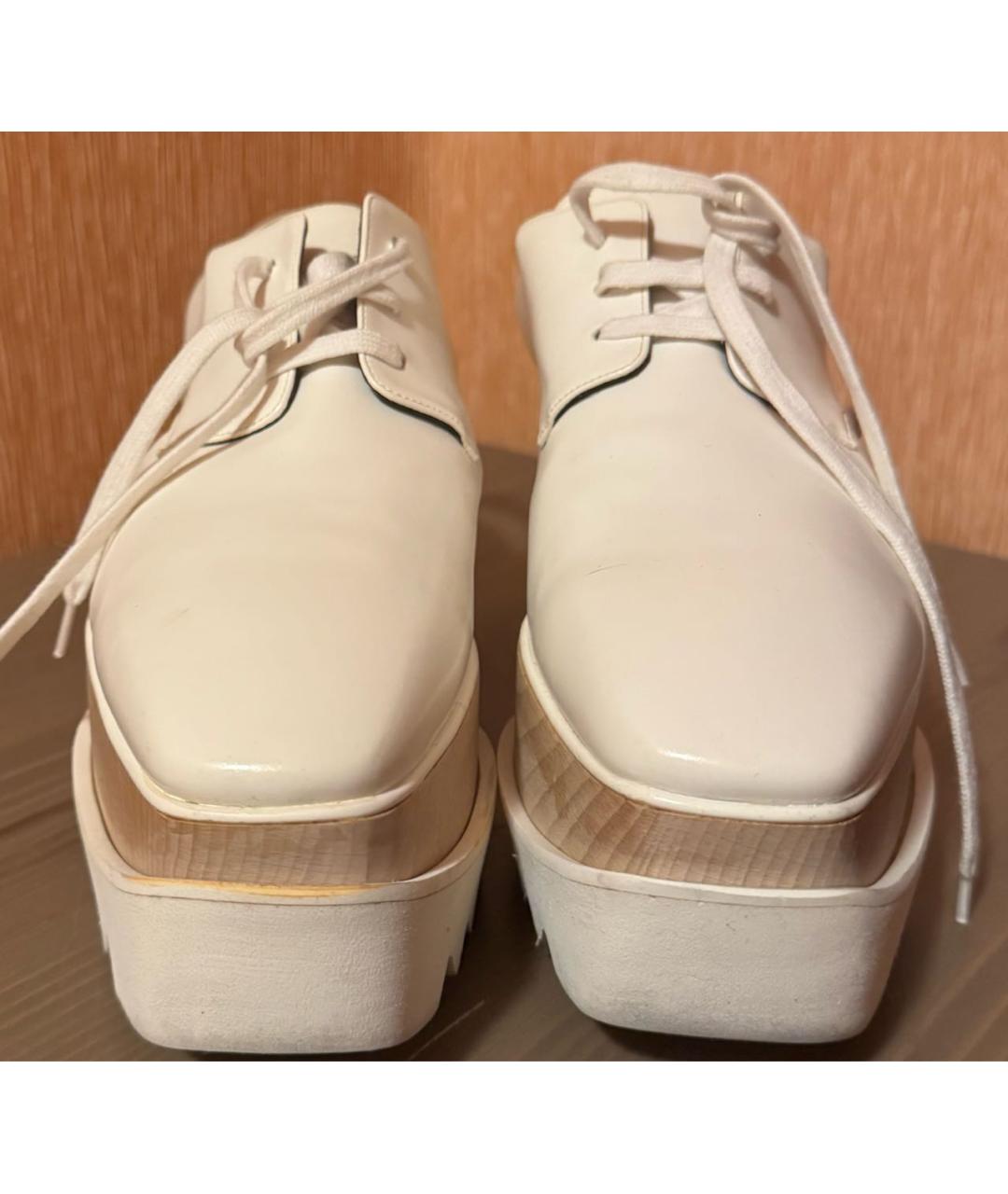 STELLA MCCARTNEY Белые босоножки из искусственной кожи, фото 2