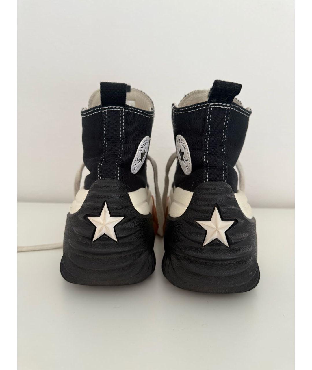 CONVERSE Черные текстильные кеды, фото 4