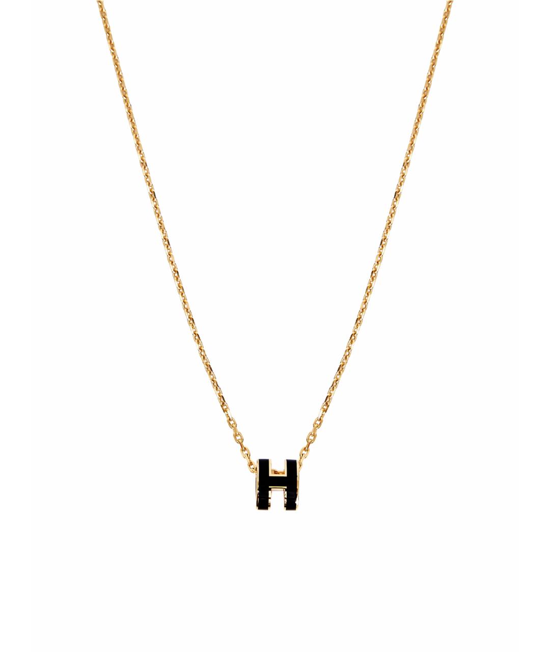 HERMES Золотая металлическая подвеска, фото 1