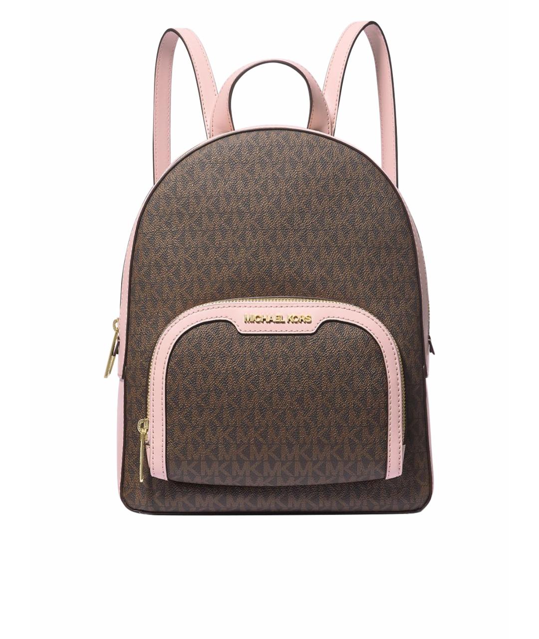 MICHAEL KORS Коричневый рюкзак из искусственной кожи, фото 1