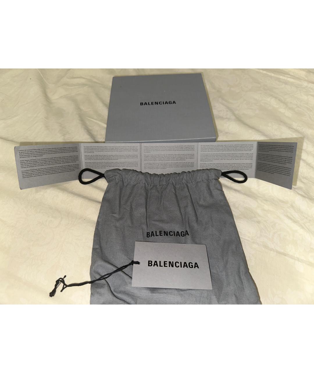 BALENCIAGA Бежевый кожаный ремень, фото 7
