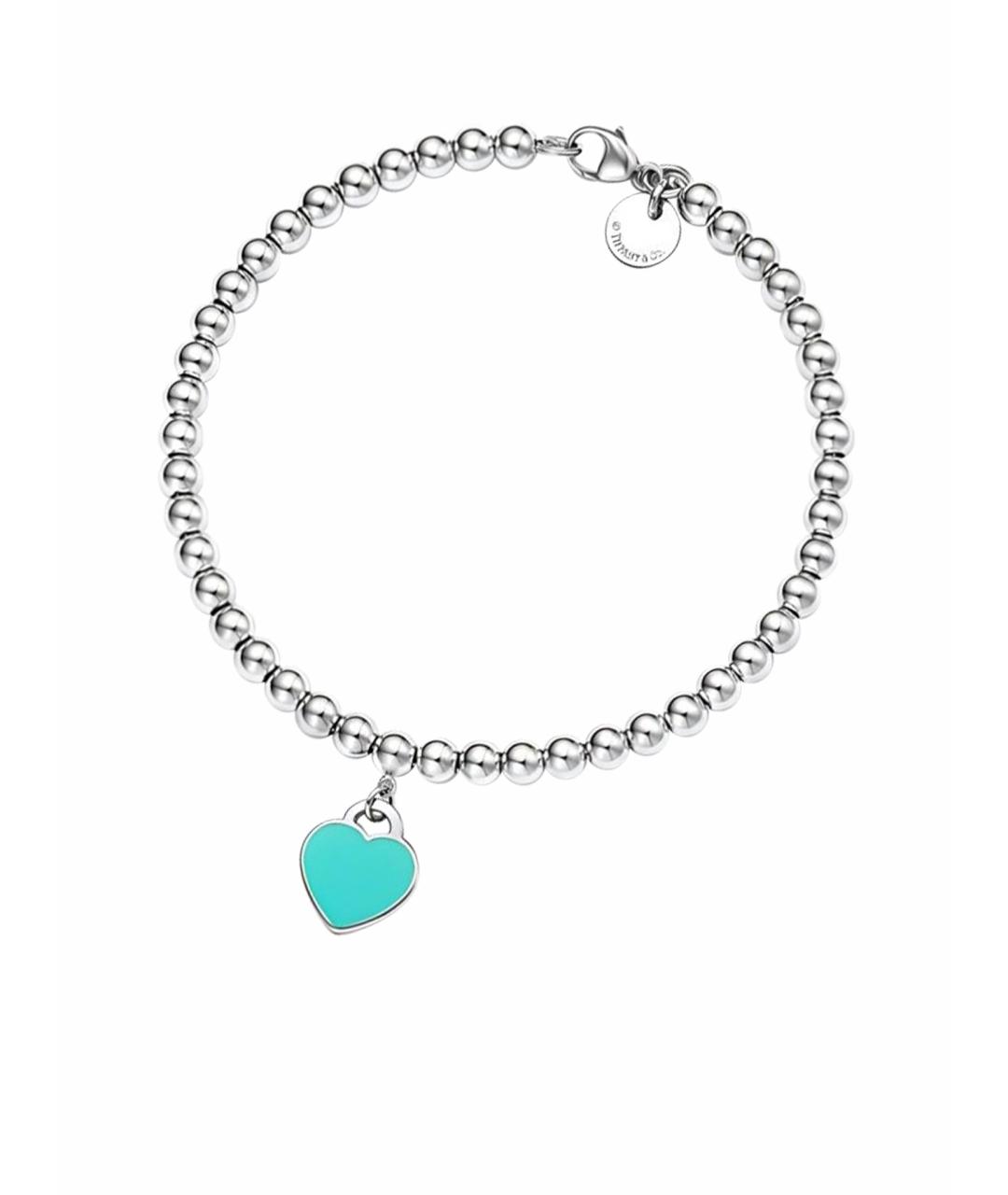 TIFFANY&CO Бирюзовый серебряный браслет, фото 1