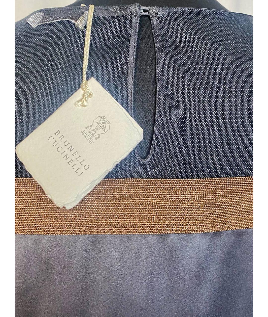 BRUNELLO CUCINELLI Шелковая майка, фото 3