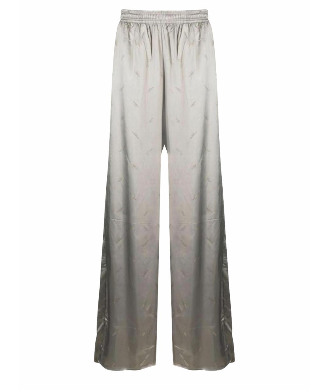 VETEMENTS Серые вискозные повседневные брюки, фото 1