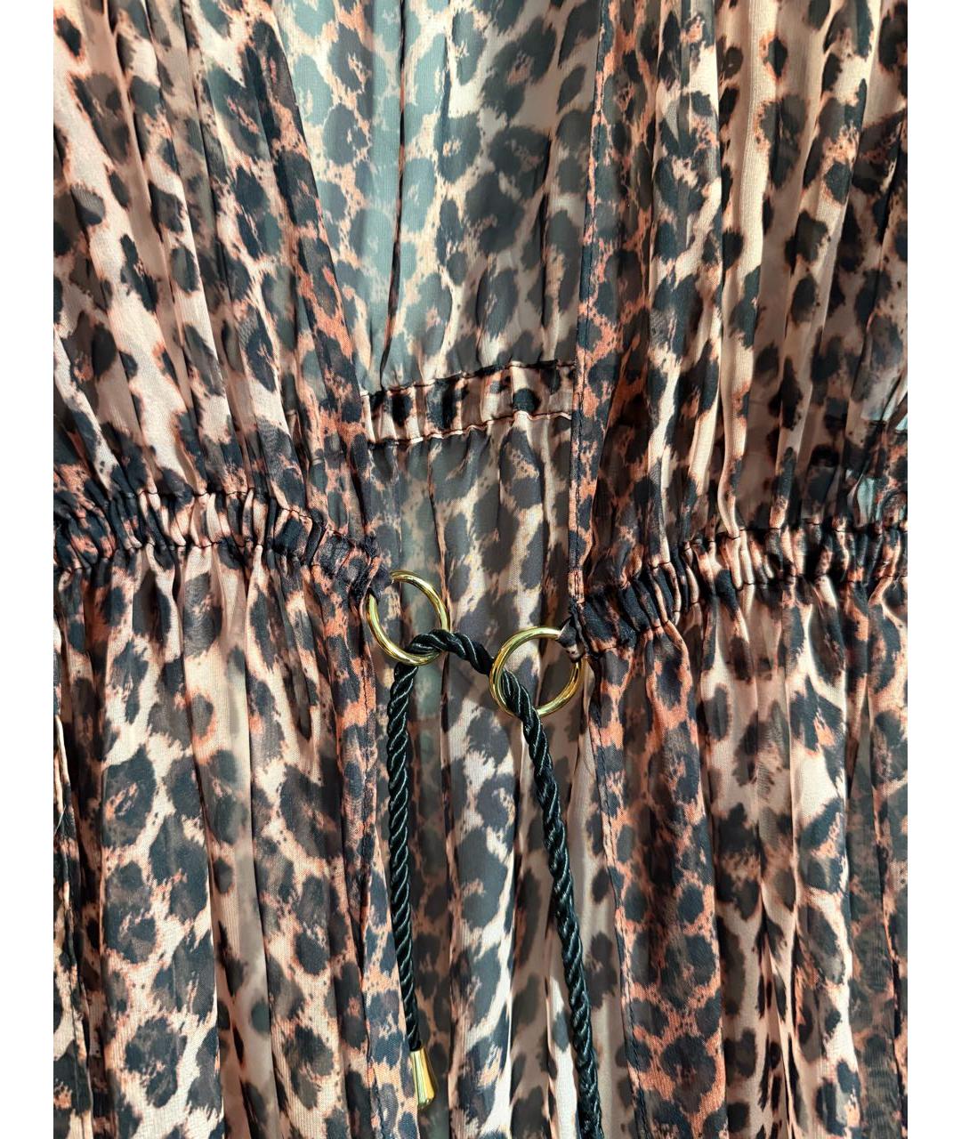 AGENT PROVOCATEUR Коричневая синтетическая туника, фото 3