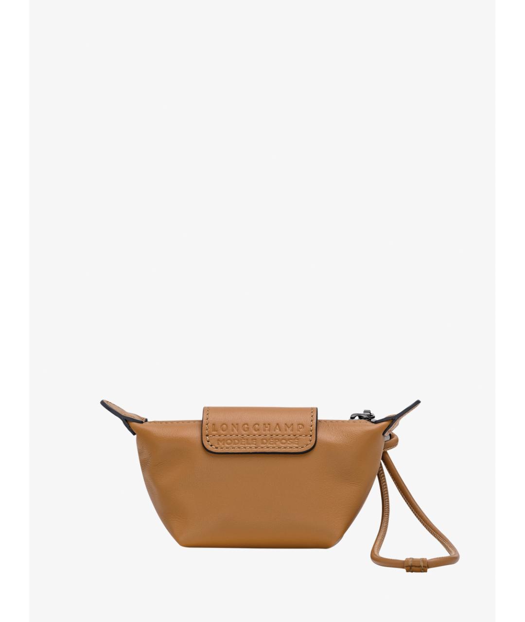 LONGCHAMP Коричневый кожаный кошелек, фото 2