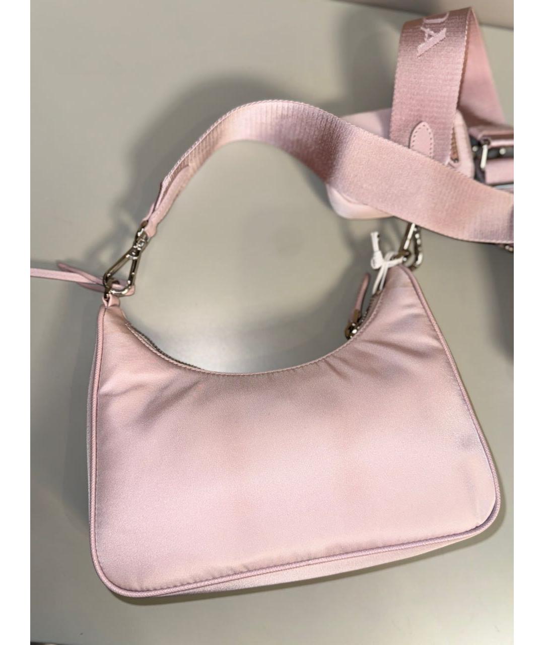PRADA Розовая сумка через плечо, фото 4
