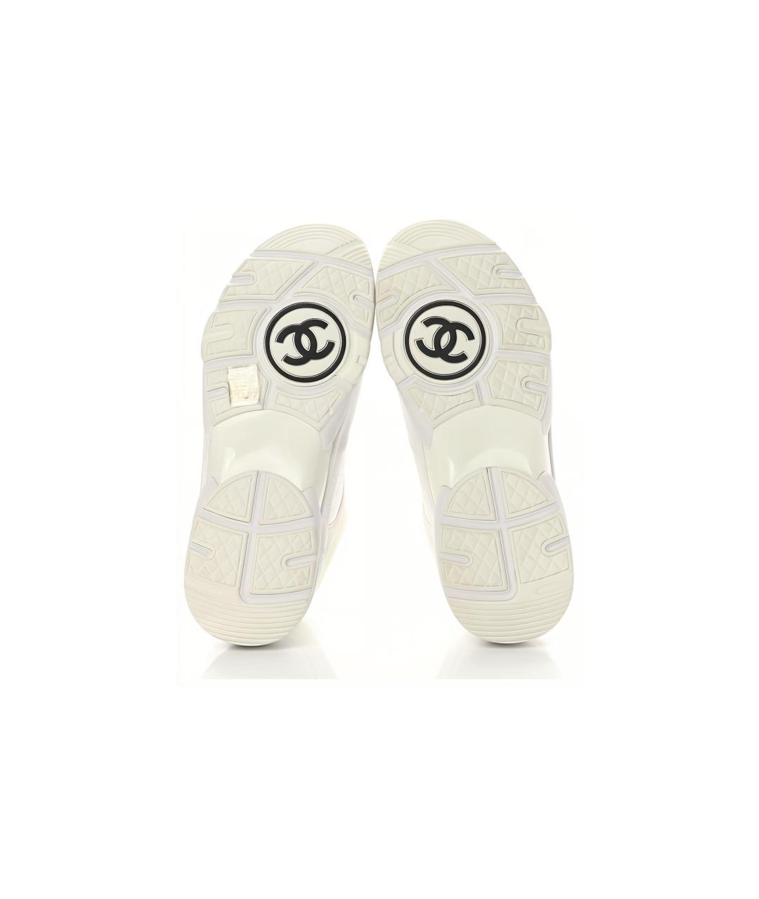 CHANEL Белые кроссовки, фото 6